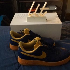 Nike AF1 low  size:11 blue/yellow